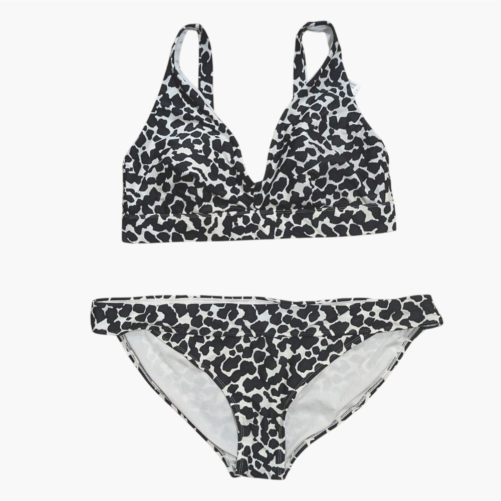 Bikini Swim Suit NEW Plus Size 2X 20w 22w 20 22 Black White Swimsuit NWT